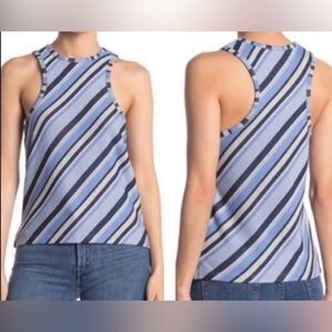 NWOT Free People Sidelines Tank-Navy
